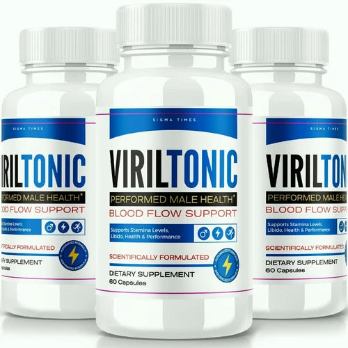 (3 Pack) VirilTonic for Men, VirilTonic blood flow Support Capsules