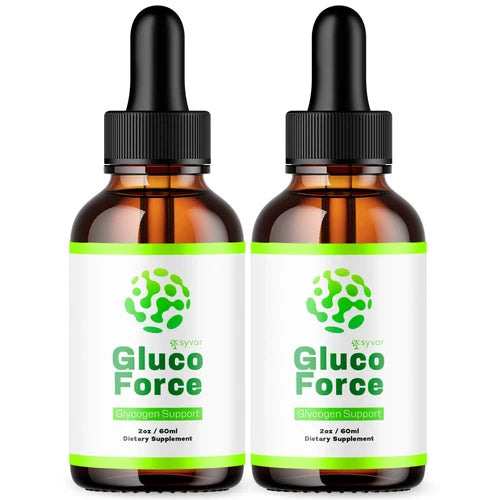 (2 Pack) Gluco Force Blood Support Drops Advanced Vitamin Supplement 2ML
