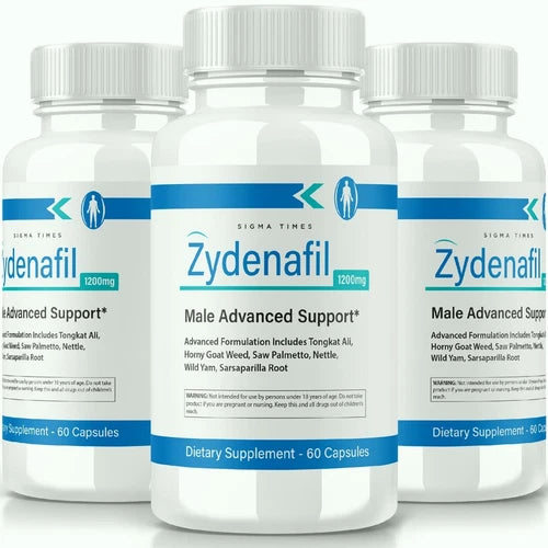 (3 Pack) Zydenafil Male Health Support Pills to Boost Libido and Energy