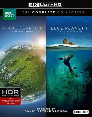 Planet Earth II / Blue Planet II 4K UHD Blu-ray NEW