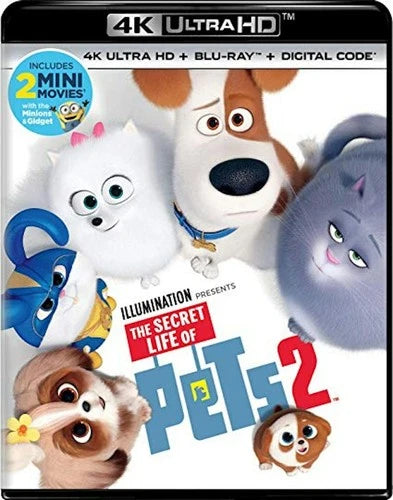 The Secret Life of Pets 2 4K UHD Blu-ray Patton Oswalt NEW
