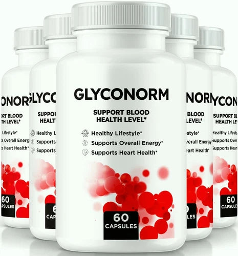 (5 Pack) Glyconorm Blood Health Pills for Managing Blood Sugar & Pressure Levels