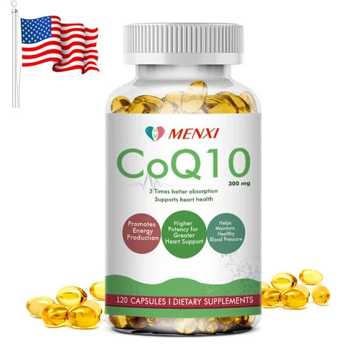 300mg CoQ 10 Coenzyme Q10 Vegan 120 Capsules Cardiovascular Heart Health
