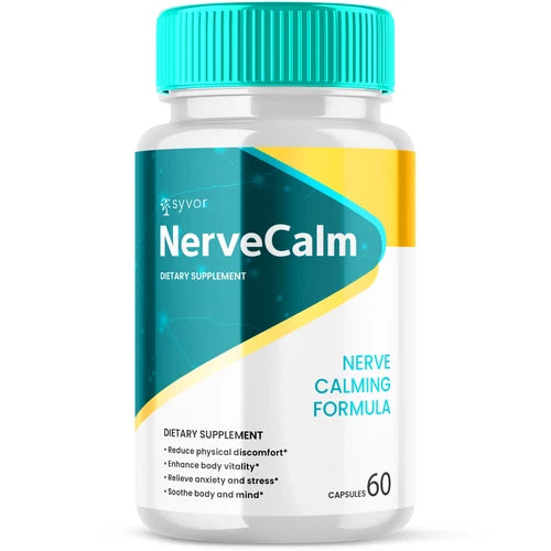 NerveCalm Advanced Nerve Support Formula Nerve Calm Vitamin 60 Capsules