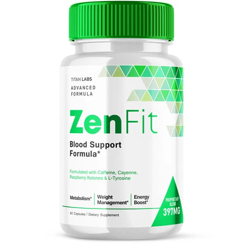 Zenfit Blood Support Formula, Zen Fit Weight Loss Supplement Pills (60 Capsules)