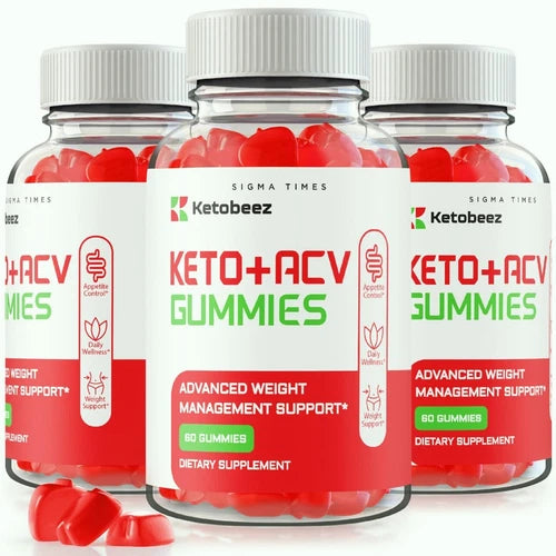 (3 Pack) Ketobeez ACV Keto Advanced Weight loss Gummies to Burn Fat for Energy