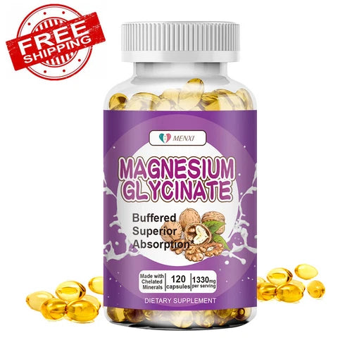 Best High Absorption Magnesium Glycinate , Non-GMO, Vegan, Gluten & Soy Free