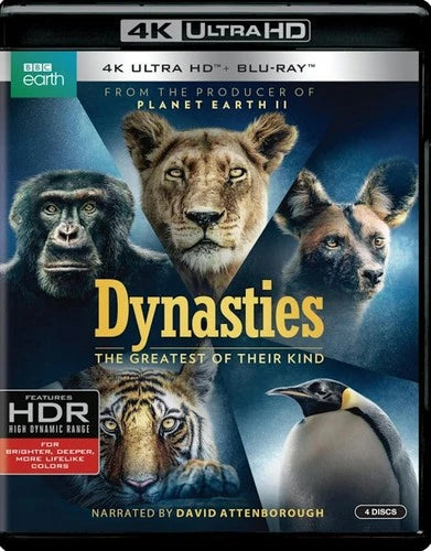 Dynasties 4K UHD Blu-ray NEW
