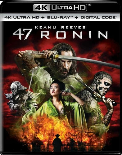 47 Ronin 4K UHD Blu-ray Keanu Reeves NEW