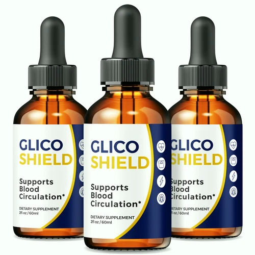 (3 Pack) Glico Shield Drops, Advanced GlicoShield Blood Support Formula