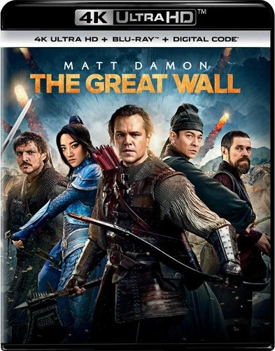 The Great Wall 4K UHD Blu-ray Matt Damon NEW