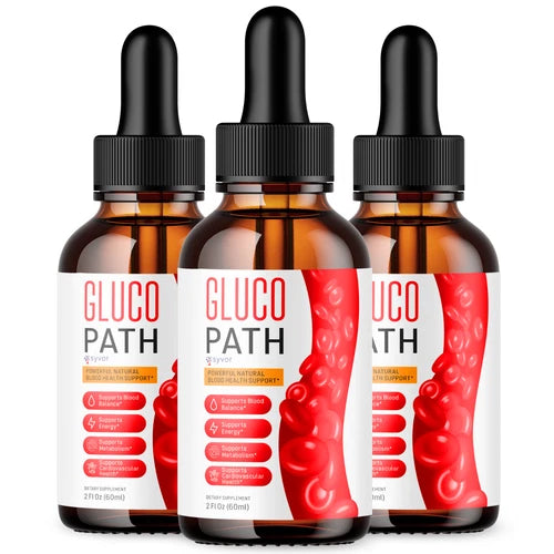 (3 Pack) Gluco Path Blood Support Drops Advanced Vitamin Formula Supplement 2ML