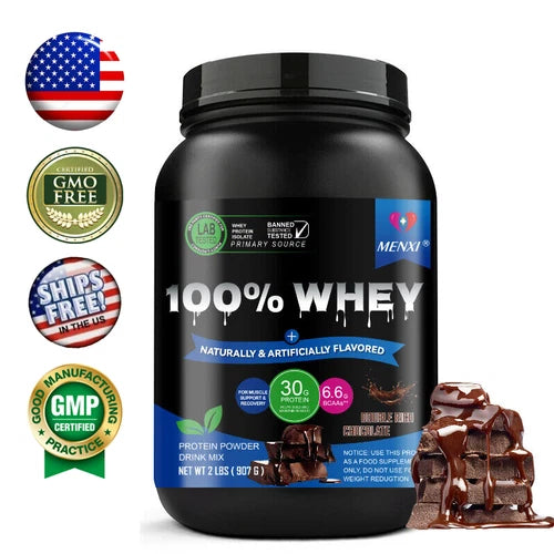 MENXI Whey Protein Isolate - Chocolate Flavor Whey Protein Protein Powder 2lb