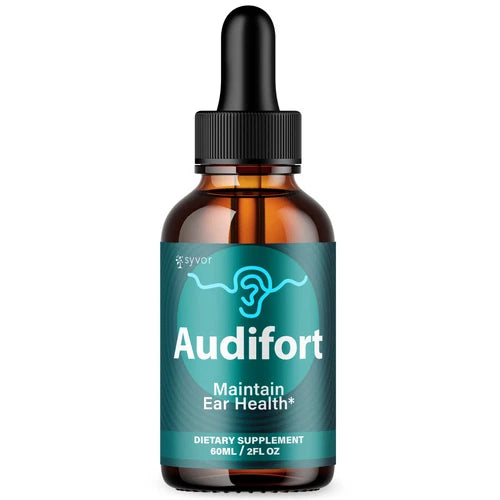 Audifort Ear Health Suppport Drops Natural Formula Hearing Supplement 30 Serves