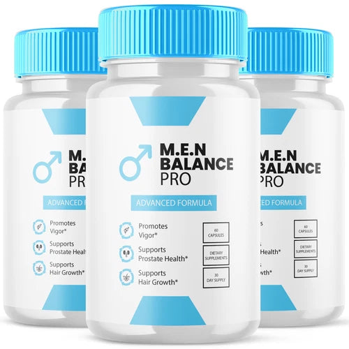 (3 Pack) M.E.N Balance Pro Advanced Max Formula Vitamin Supplement 180 Capsules