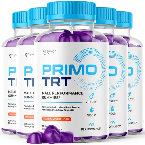 Primo TRT Men's Gummies Advanced Pro Formula Chewable Supplement 300 Gummies