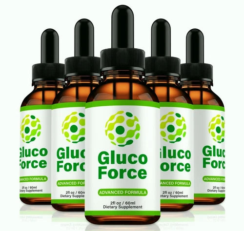 (5 Pack) Gluco Force Drops to Support Stable Blood Levels & Circulation
