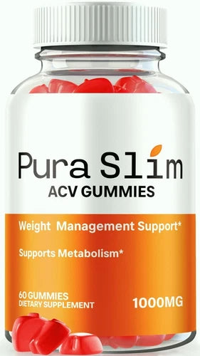 Pura Slim Advanced ACV Keto Gummies, Maximum Strength Weight Loss Gummy 60ct