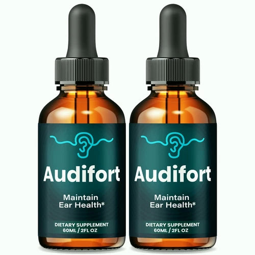 (2 Pack) Audifort Drops - Advanced Ear Health and Hearing Support Formula