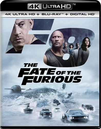 Fast & Furious 8 4K UHD Blu-ray Dwayne Johnson NEW