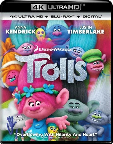 Trolls 4K UHD Blu-ray Anna Kendrick NEW