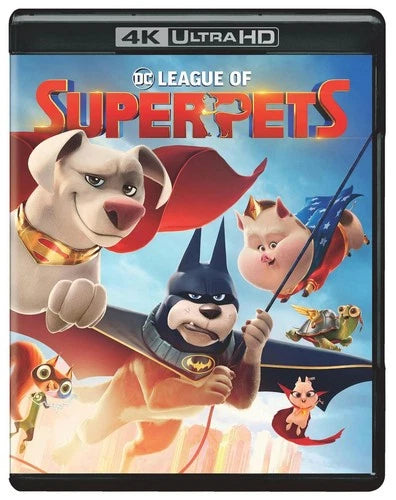 DC League of Super-pets 4K UHD Blu-ray Dwayne Johnson NEW