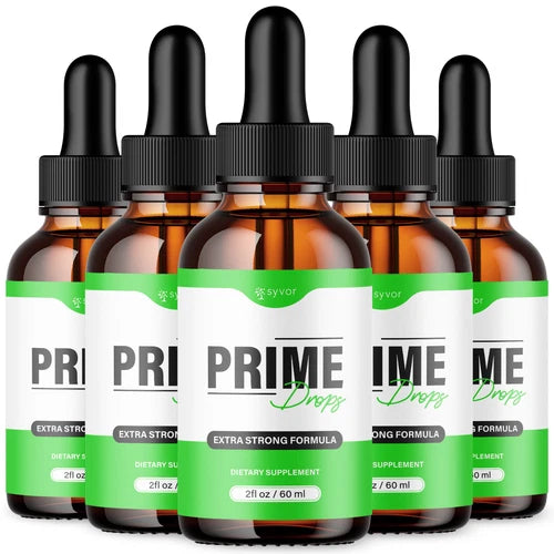 (5 Pack) Prime Drops Male Support Drops Advanced Vitamin Supplement 150 Servings