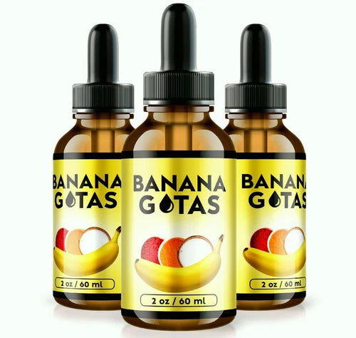 (3 Pack) Banana Gotas Weight Loss Drops to Suppress Appetite and Cravings