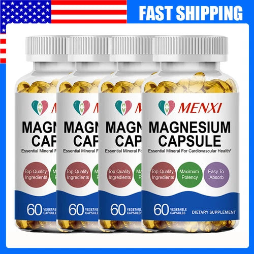 Magnesium Glycinate Pills Chelated RLS Improved Sleep, Improve Bone Health