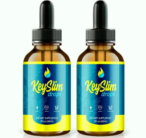 (2 Pack) KeySlim Advanced Weight Loss Drops to Aid Fat Burning & Metabolism