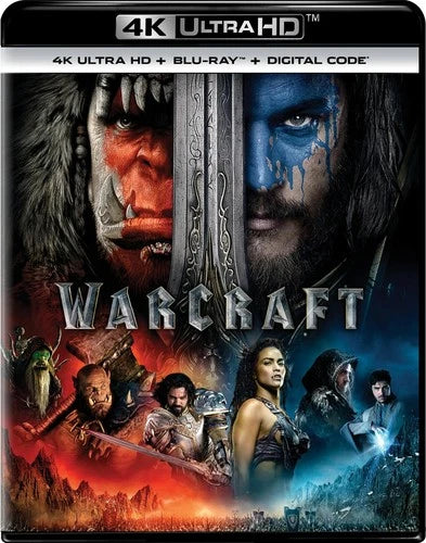 Warcraft The Beginning 4K UHD Blu-ray Travis Fimmel NEW