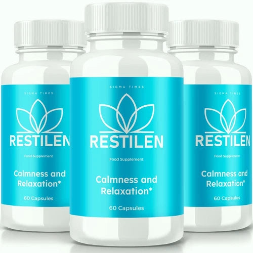 (3 Pack) Restilen Stress & Relaxation Pills to Improve Overall Well-Being