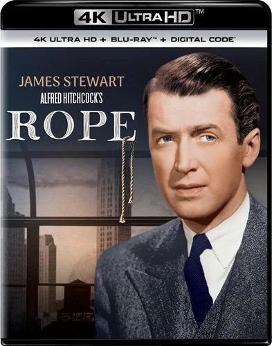 Rope 4K UHD Blu-ray James Stewart NEW