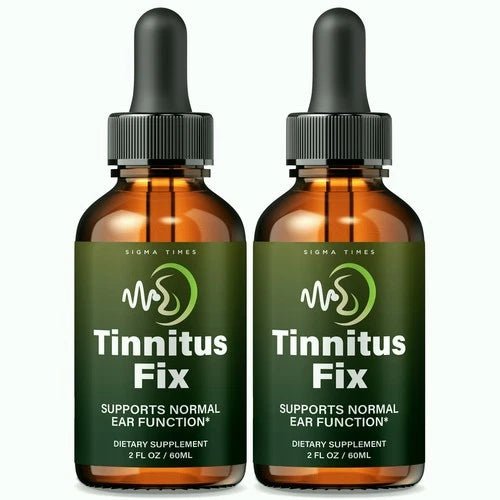 (2 Pack) Tinnitus Fix - Premium Liquid Drops for Ear and Hearing Support - Wholesale Rabbits