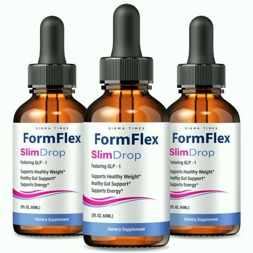 (3 Pack) Form Flex Slim Drops - FormFlex Liquid Formula for Weight Loss - Wholesale Rabbits
