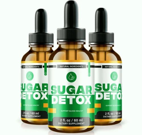 (3 Pack) Sugar Detox Drops, Liquid Drops to Support Blood Sugar & Pressure - Wholesale Rabbits