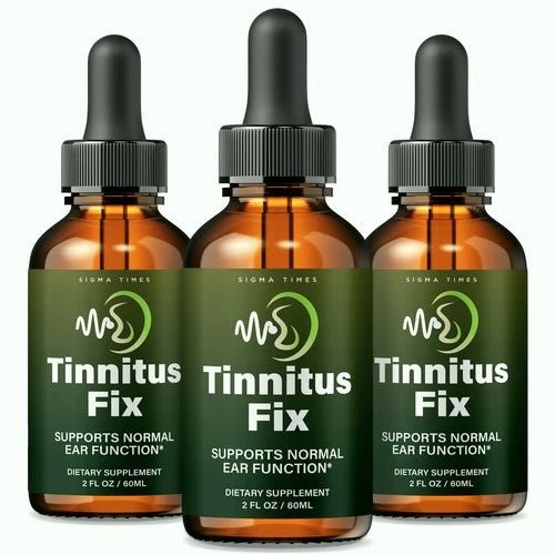 (3 Pack) Tinnitus Fix - Premium Liquid Drops for Ear and Hearing Support - Wholesale Rabbits