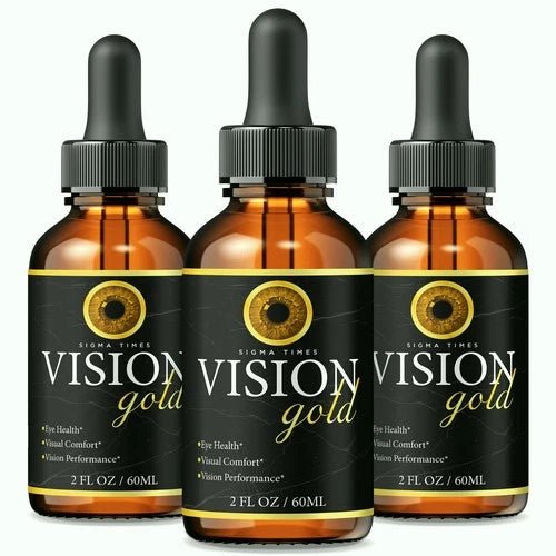(3 Pack) Vision Gold Drops – Advanced Oral Supplement for Eye Health - Wholesale Rabbits