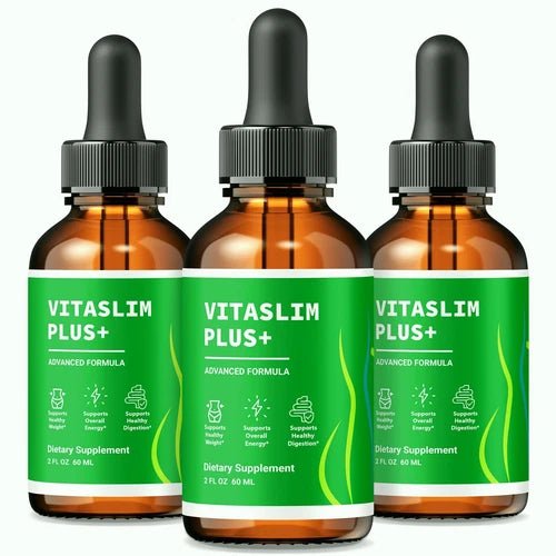 (3pk) VitaSlim Plus Weight Loss Drops, Advanced Vita Slim + Fat - Burning Formula - Wholesale Rabbits
