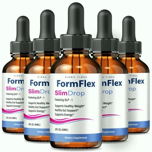(5 Pack) Form Flex Slim Drops - FormFlex Liquid Formula for Weight Loss - Wholesale Rabbits