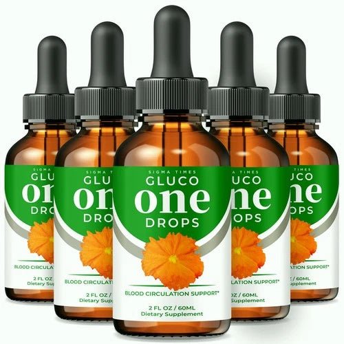 (5 Pack) Gluco One Drops - GlucoOne Drops Liquid Blood Support For Stable Levels - Wholesale Rabbits