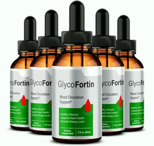 (5 Pack) GlycoFortin, Glyco Fortin Drops for Blood Sugar & Pressure Support - Wholesale Rabbits