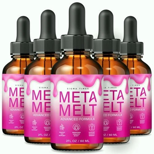 (5 Pack) Meta Melt for Weight Loss - Fat - Burner Formula for Dashing Diva Glow - Wholesale Rabbits