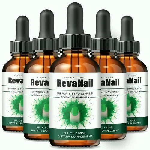 (5 Pack) RevaNail Drops – Reva Nail Premium Nail & Skin Formula for Hydration - Wholesale Rabbits