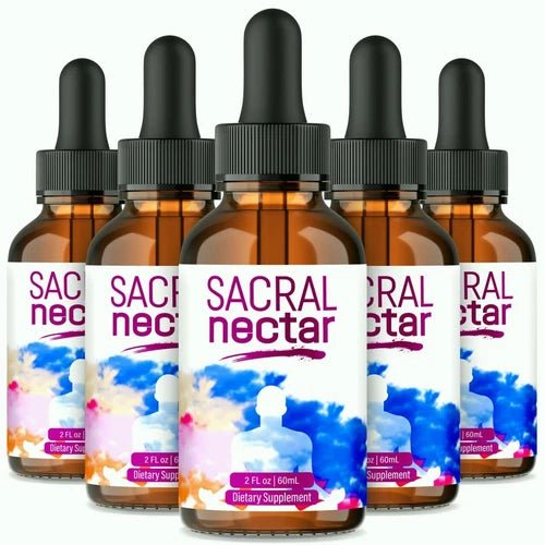 (5 Pack) Sacral Nectar Drops for Women, Advanced Balance Support Formula - Wholesale Rabbits