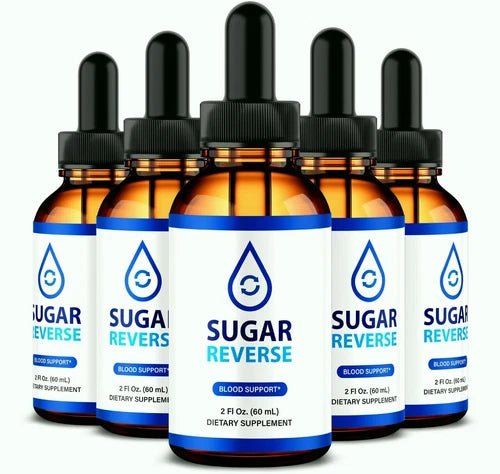 (5 Pack) Sugar Reverse Drops, Natural Blood Support Formula, SugarReverse - Wholesale Rabbits