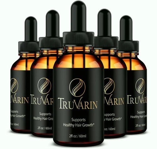 (5 Pack) Truvarin Advanced Hair Growth Drops to Reduce Hair Loss and Thinning - Wholesale Rabbits