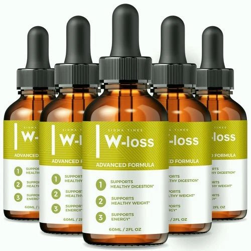 (5 Pack) W - Loss Drops for Weight Loss, W Loss Gotas Liquid Formula - Wholesale Rabbits