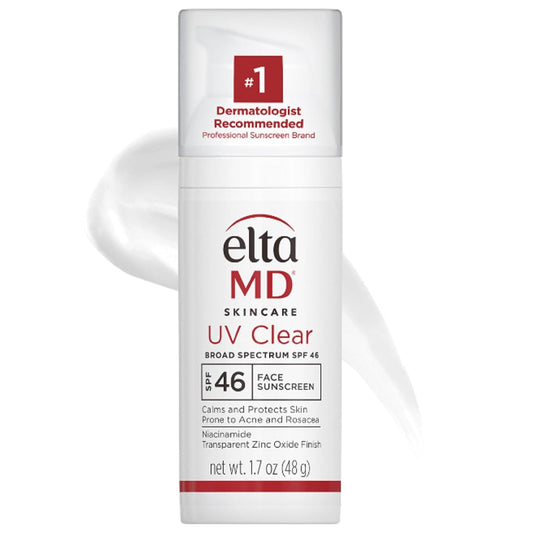 EltaMD UV Clear Face Sunscreen SPF 46, Oil - Free Sunscreen with Zinc Oxide, Dermatologist Recommended - Wholesale Rabbits