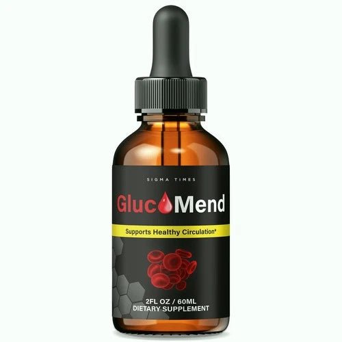 GlucoMend Blood Support - Gluco Mend Liquid Drops For Circulation (30 servs.) - Wholesale Rabbits